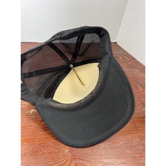 Vintage Germany Deutschland Embroidered Patch Black Snapback Trucker Hat X3 - Picture 3 of 4